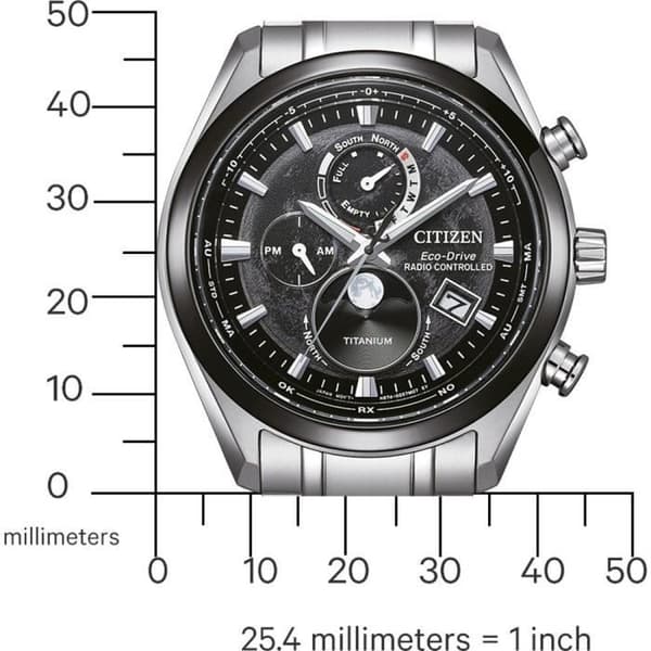 Citizen BY1018-80E Herrklocka - Titanium Silver - 43mm - Vattentät 10 bar - Solenergi - Safirglas