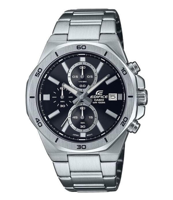 Casio Watch - Herr - EFV-640D-1AVUEF - Vattentät 10 Atm - Kronograf - Armband i rostfritt stål