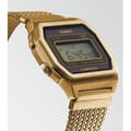 Miniatyrbild 4 av 4: Casio A1000MGA-5EF Damklocka - Kvarts - Digital - Guld armband i rostfritt stål