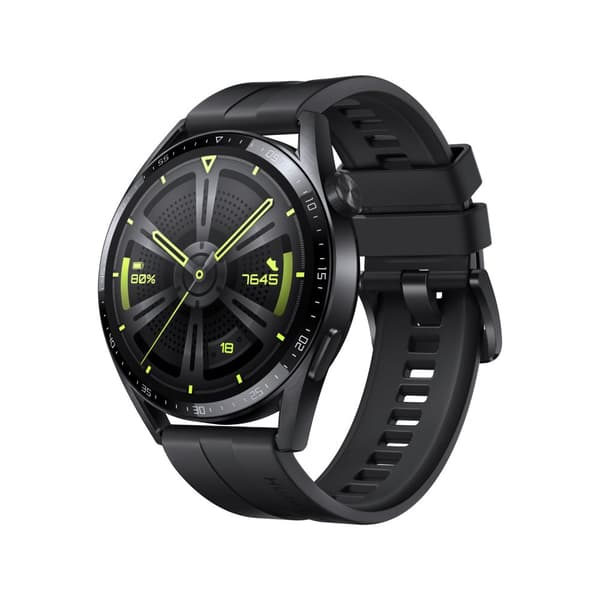 Huawei Watch GT 3 46mm musta mustalla Sport Strapilla