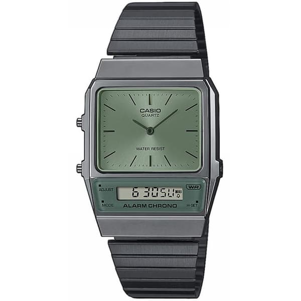 Klocka - Casio - AQ-800ECGG-3AEF - Digital - Rostfritt stål - Vintage