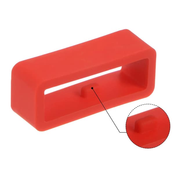 Loop till Silikonarmbad 22mm 10-pack - Röd