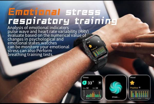 SmartWatch Modes AI Voice Assistant SOS