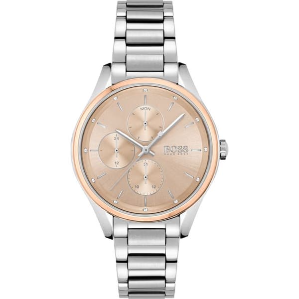 HUGO BOSS BLACK SPORT LUX Damklocka i grått stål 235051