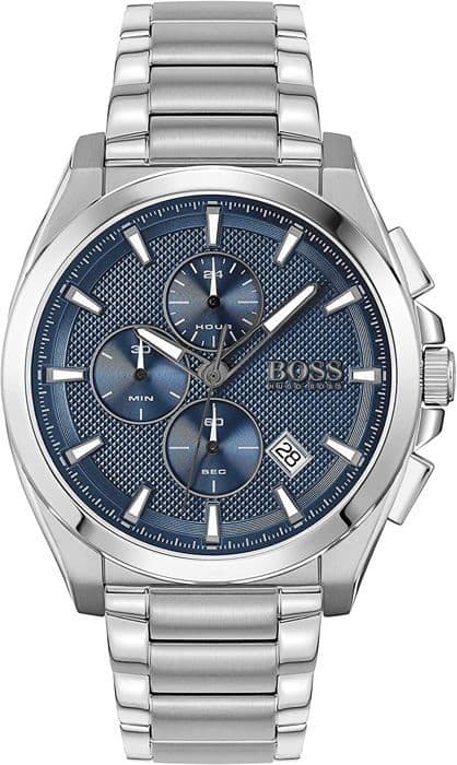 Hugo Boss - Herrklocka - Kvartskronograf - Silverarmband i rostfritt stål - 1513884