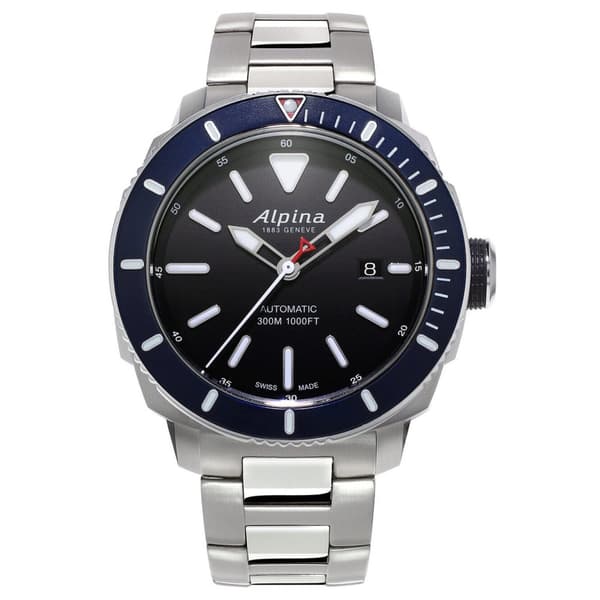 Mens Watch Alpina AL-525LBN4V6B, Automatic, 46mm, 30ATM