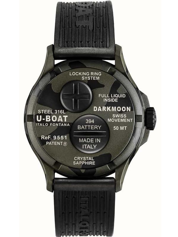 Mens Watch U-Boat 9551, Quartz, 40mm, 5ATM