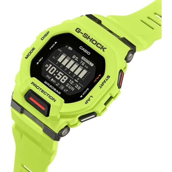 Klocka - CASIO - G-Shock Sport - GBD-200-9ER - Fluorescerande gul