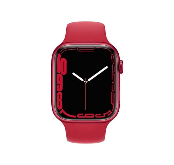 Apple Watch 7 GPS + Cellular 45 mm sportband PRODUKT(RÖD) (MKJU3EL/A)