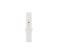 Miniatyrbild 3 av 4: Apple Watch SE 2 GPS + Cellular 44 mm sportband, silver/vit (MNQ23EL/A)