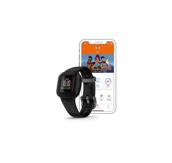 Garmin aktivitetsmåler til børn Vivofit Jr.3, kosmisk sort