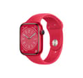 Pikkukuva 1 / 3: Apple Watch 8 GPS 45mm Sport Band (PRODUCT) PUNAINEN (MNP43EL/A)