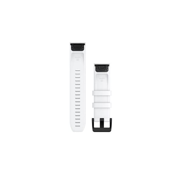 Garmin klokkerem QuickFit 22mm, hvit silikon