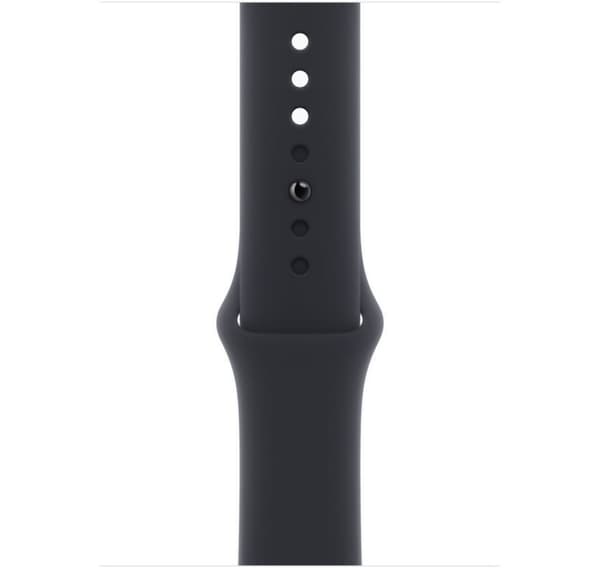 Apple Watch 9 GPS + Cellular 45 mm Sport Band M/L, midnatt (MRMD3ET/A)
