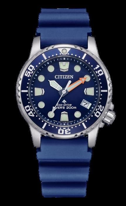 Citizen Watch - Dam - EO2021-05L - Blå silikon - 36 mm - 20 bar