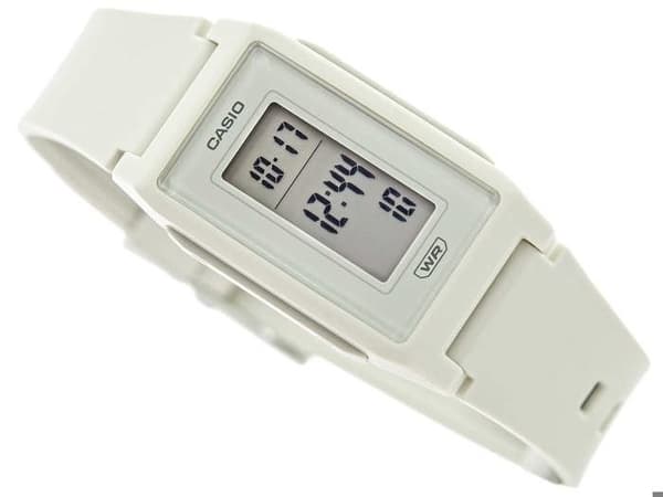 Casio Watch - Unisex - LF-10WH-8EF - Vattentät 3 Atm - Grå plastrem