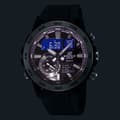 Miniatyrbild 4 av 4: Casio Watch - Herr - ECB-40P-1AEF - Svart plast - 10 Atm - Kvarts - Dubbel display