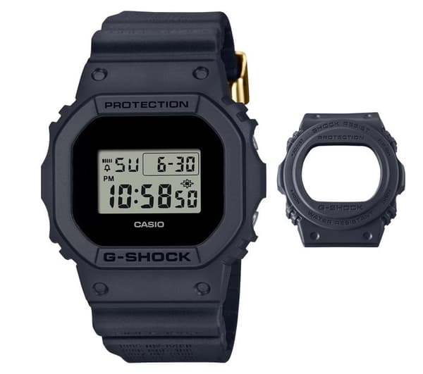 Casio Watch - Herr - DWE-5657RE-1ER - Vattentät 20 Atm - Svart plastrem