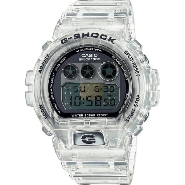 Casio Watch - Herr - DW-6940RX-7ER - Vattentät 20 Atm - Transparent plastrem