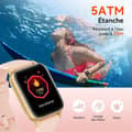 Miniatyrbild 2 av 4: Damklocka, 1,69" Smartwatch Sport Vattentät 5ATM 100 sportlägen Pulssömn, kompatibel med Android iOS