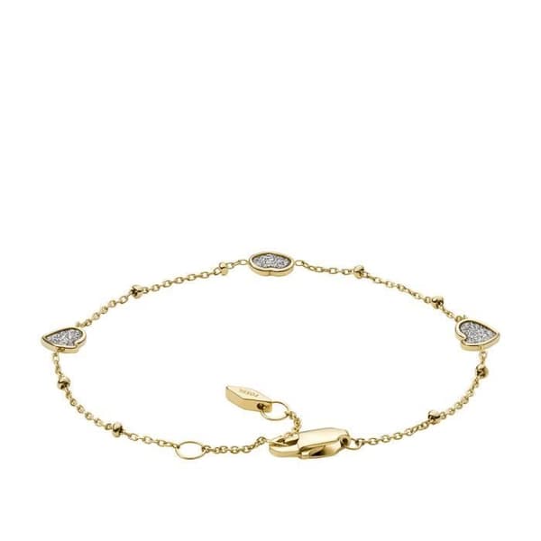 FOSSIL Armband i gult stål 236241