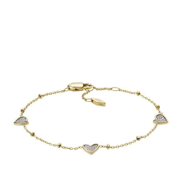 FOSSIL Armband i gult stål 236241