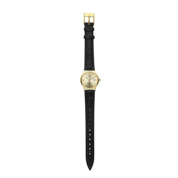 ORPHELIA GOLD WATCHES - Damklocka - Kvarts - Analog - Svart läderarmband - MON-7083-3