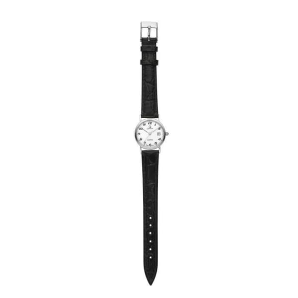 ORPHELIA GOLD WATCHES - Damklocka - Kvarts - Analog - Svart läderarmband - MON-7084
