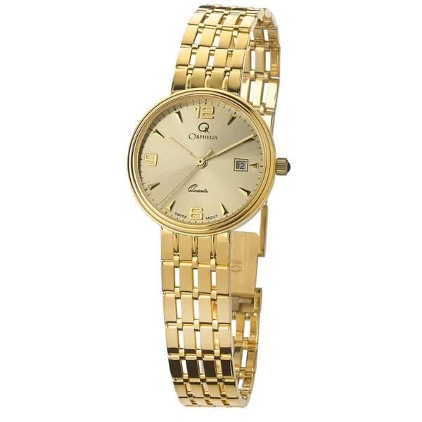 ORPHELIA GOLD WATCHES - Damklocka - Kvarts - Analog - Armband Gult Guld Gyllene - MON-7078