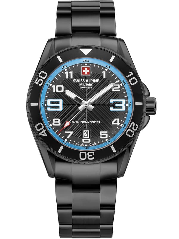 Mens Watch Swiss Military 7029.1171, Quartz, 42mm, 10ATM