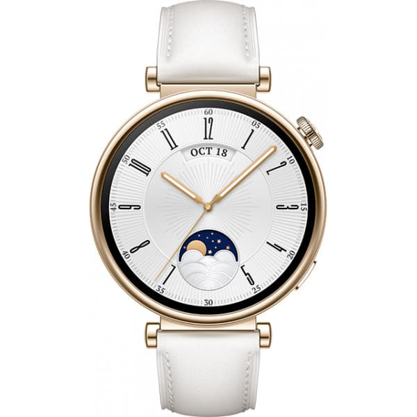 Huawei Watch GT4 Classic -smartklocka, 41 mm, guld/vit