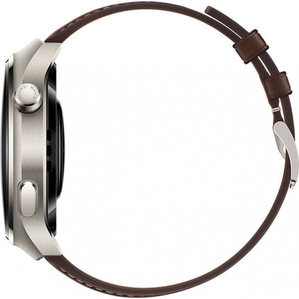 Huawei Watch 4 Pro LTE smartwatch, 49 mm, brun læderrem