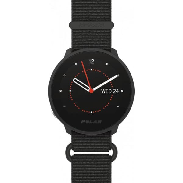 Polar Unite - fitnessur, sort velcrorem