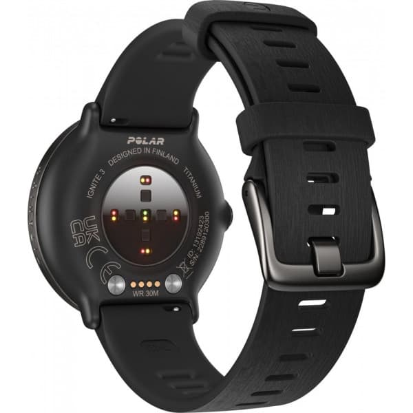 Polar Ignite 3 Titanium -sportsklocka, svart