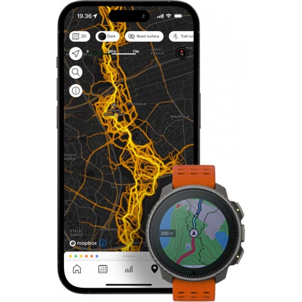 Suunto Vertikal Titanium Solar -sportklocka, Canyon