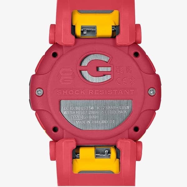 Casio klocka - Herrar - G-B001MVE-9ER - Vattentät 20 Atm - Armband av gul plast