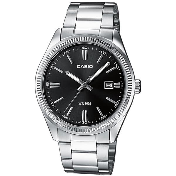 Casio Rannekello Mtp1302d1a1 Hopeinen
