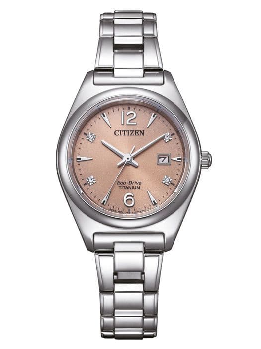 Citizen EW2601-81Z Damklocka - Titanium Silver - Vattentät 10 Atm - Solenergi - Safirglas