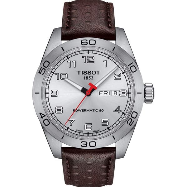Tissot Watch - Herr - T1314301603200 - Brunt läder - 42mm - 10 bar