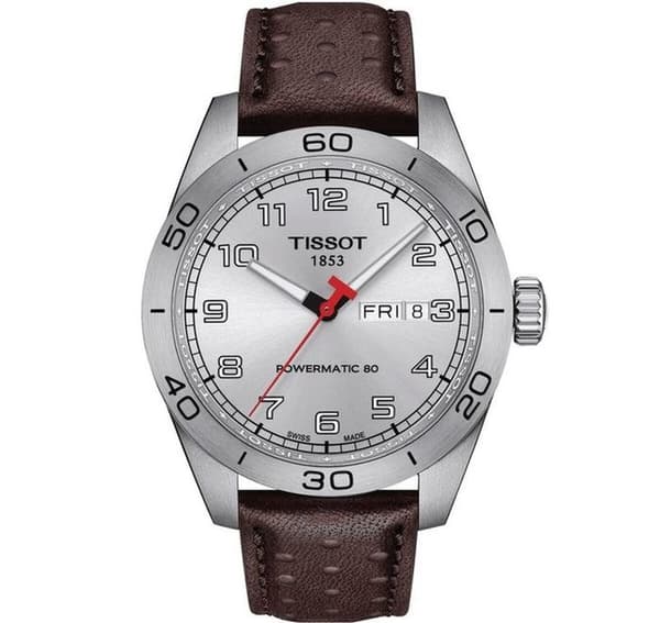 Tissot Watch - Herr - T1314301603200 - Brunt läder - 42mm - 10 bar
