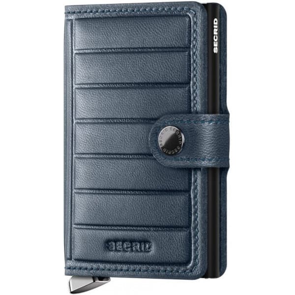 Secrid Emboss Lines Teal Miniwallet-plånbok, blågrön