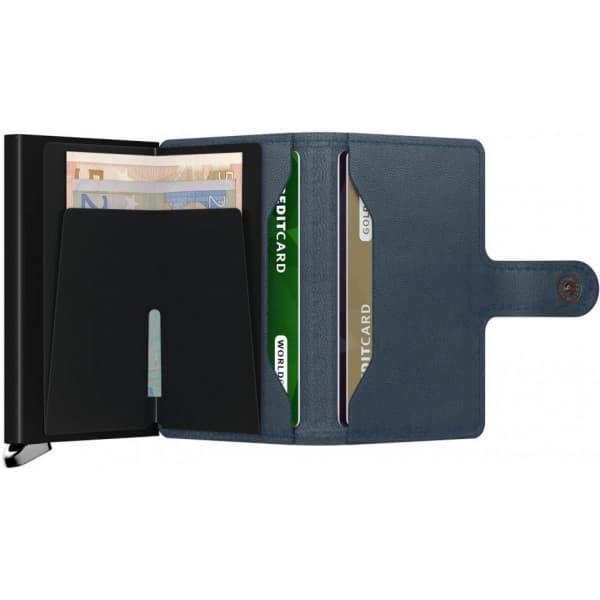 Secrid Emboss Lines Teal Miniwallet-plånbok, blågrön