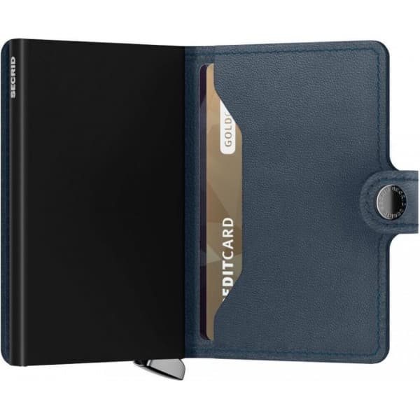 Secrid Emboss Lines Teal Miniwallet-plånbok, blågrön