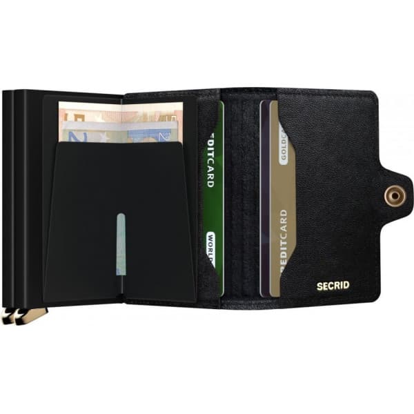 Secrid Emboss Lines Diamond Black Twinwallet-plånbok, diamantpräglad svart