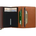 Miniatyrbild 4 av 5: Secrid Emboss Lines Cognac Slimwallet-plånbok, präglad konjak