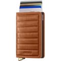 Miniatyrbild 1 av 5: Secrid Emboss Lines Cognac Slimwallet-plånbok, präglad konjak
