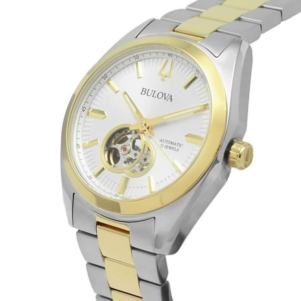 Bulova - Herrklocka - Automatisk - Analog - Flerfärgat armband i rostfritt stål - 98A284