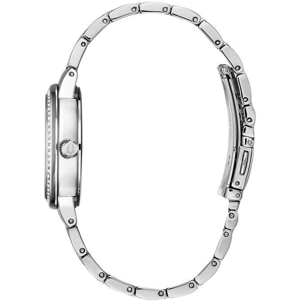 Bulova - Damklocka - Kvarts - Analog - Silverarmband i rostfritt stål - 96L276