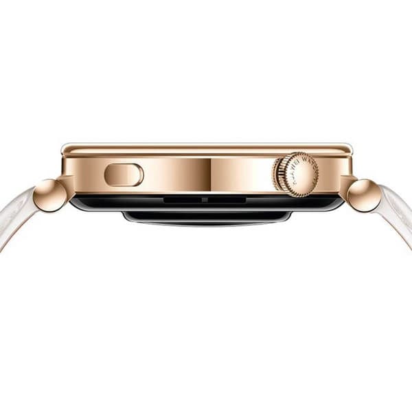Smartwatch - HUAWEI - Watch GT 4 - 41 mm - Vit läderarmband - Vattentålighet 5 ATM
