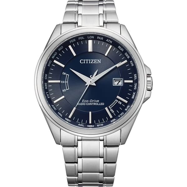 Herrklocka CITIZEN Eco-Drive Analog Silver Armbandsur i Rostfritt Stål CB0250-84L
